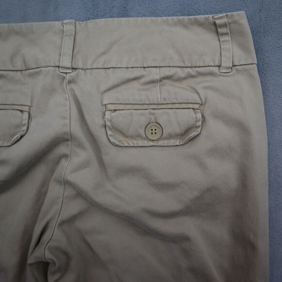 New York and Company Pants Womens 6 Beige Petite Boot Cut Flat Front Bottoms - Picture 15 of 16
